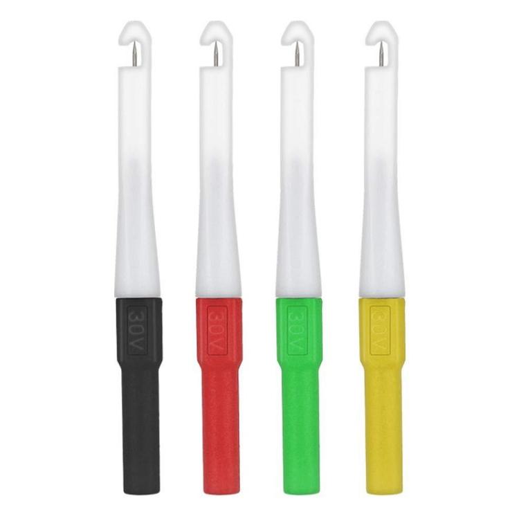 4pcs /Set 0.7mm Multimeter Non-Destructive Probe Electrical Auto Repair Test Probe 4pcs /Set 0.7mm Multimeter Non-Destructive Probe Electrical Auto Repair Test Probe